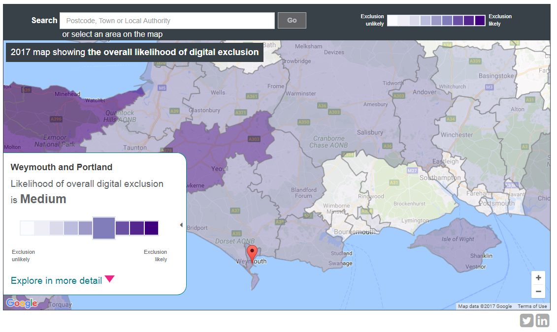 Heatmapping digital exclusion Digital Skills and Inclusion